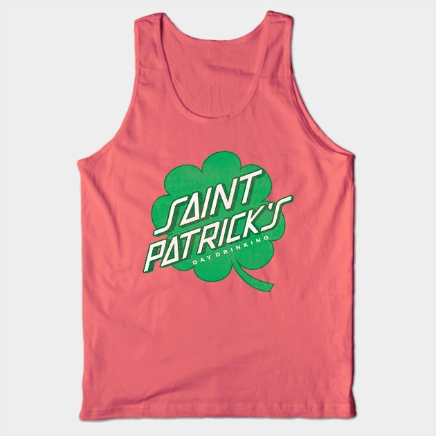 Saint Patrick's Day drinking four Leaf Clover Green shirt 2 Tank Top by opippi